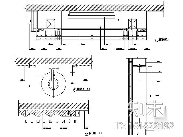 豪华KTV空间设计施工图cad施工图下载【ID:161822192】