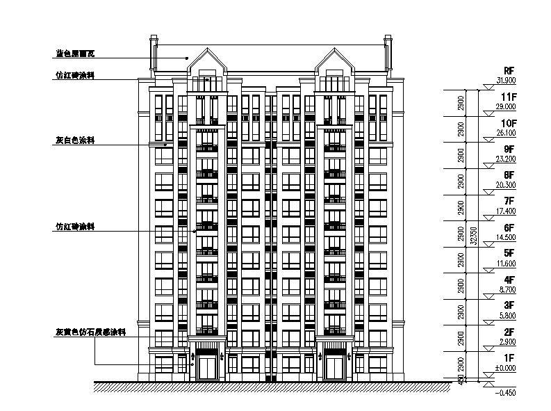 [天津]高层英式风格塔式住宅楼建筑设计方案文本（含多张...施工图下载【ID:149782199】