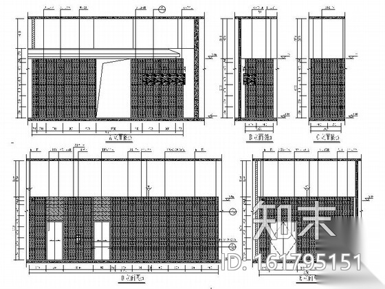 [江西]国有图书发行企业现代风格办公楼装修施工图施工图下载【ID:161795151】