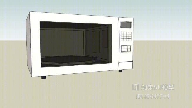 微波炉SU模型下载【ID:47647704】