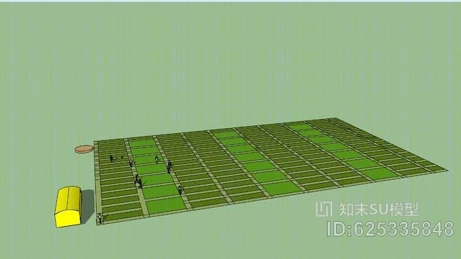 GeeSee山谷农场发现中心社区花园SU模型下载【ID:625335848】