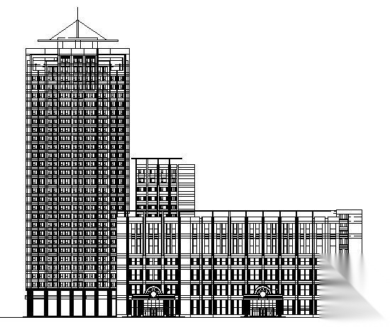 长春市京都洗浴中心建筑施工图施工图下载【ID:151664118】