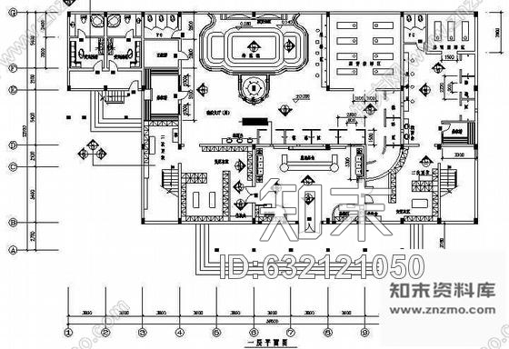 施工图某洗浴中心装饰图施工图下载【ID:632121050】