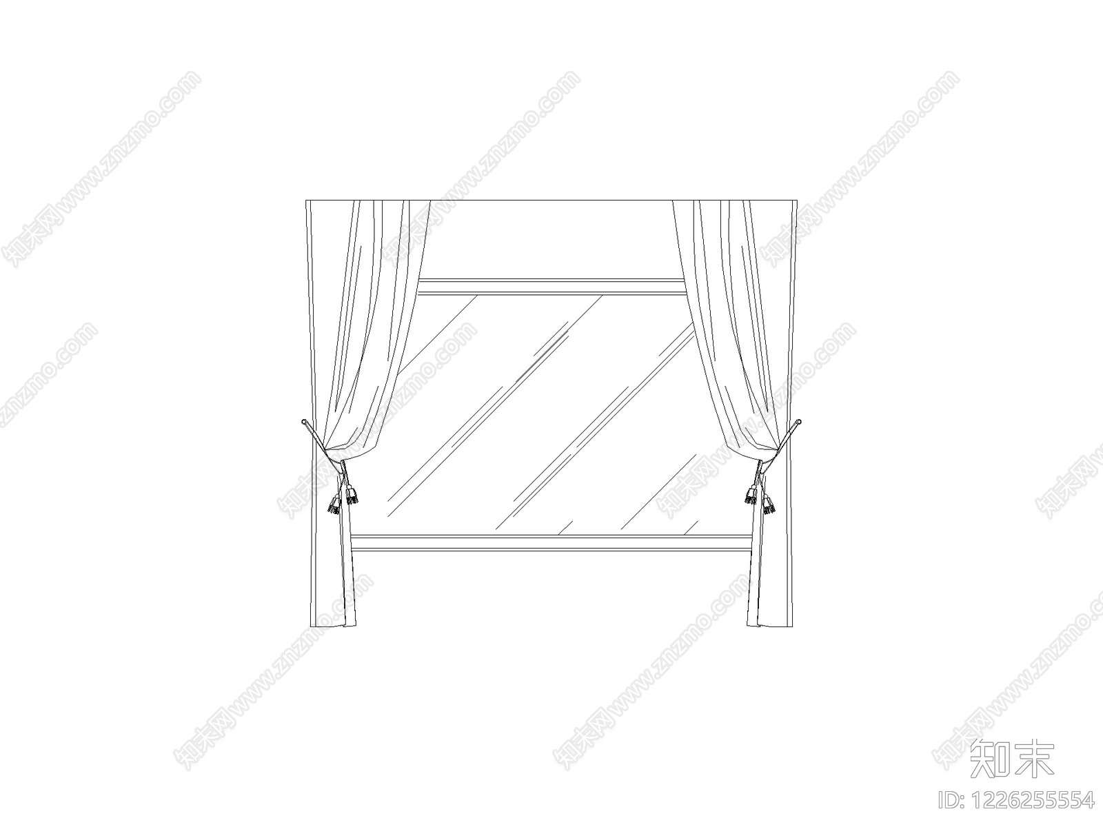 窗帘CAD图纸