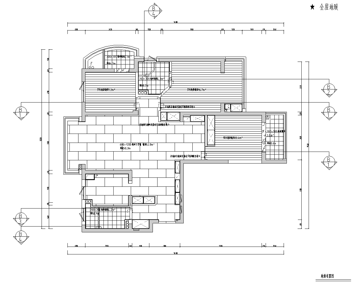 [浙江]杭州现代三居室住宅施工图_附3D模型施工图下载【ID:168050162】