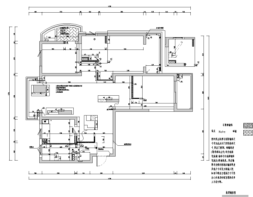 [浙江]杭州现代三居室住宅施工图_附3D模型施工图下载【ID:168050162】