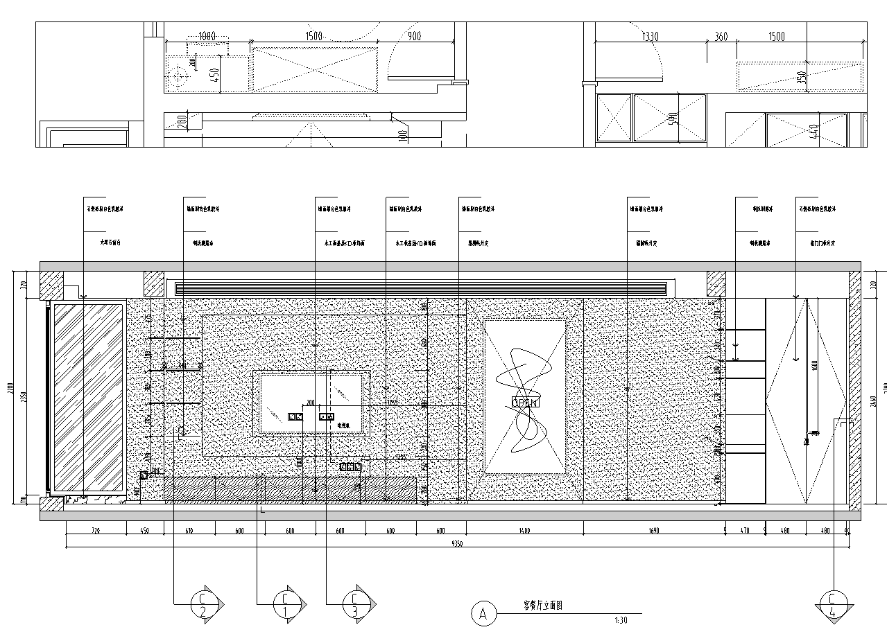 [浙江]杭州现代三居室住宅施工图_附3D模型施工图下载【ID:168050162】