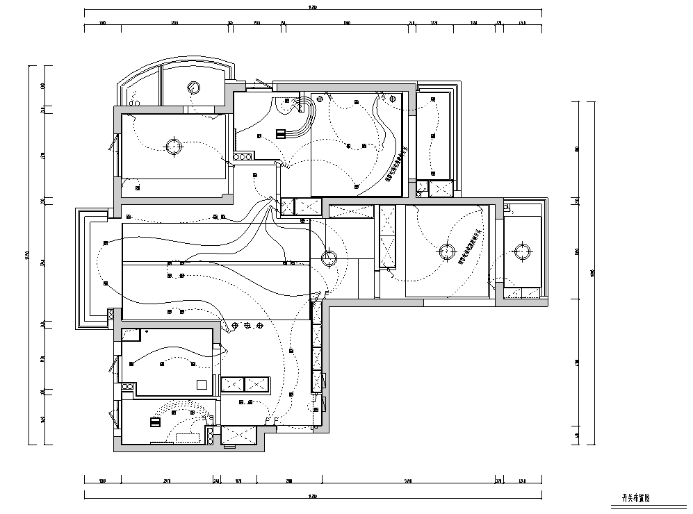 [浙江]杭州现代三居室住宅施工图_附3D模型施工图下载【ID:168050162】