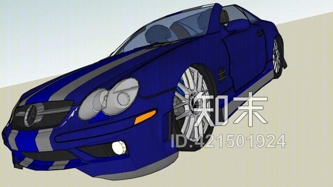 改进型奔驰SLSU模型下载【ID:421501924】