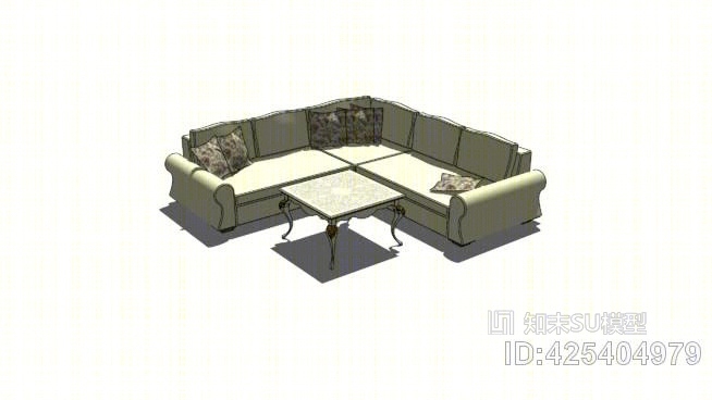 客厅SU模型下载【ID:425404979】