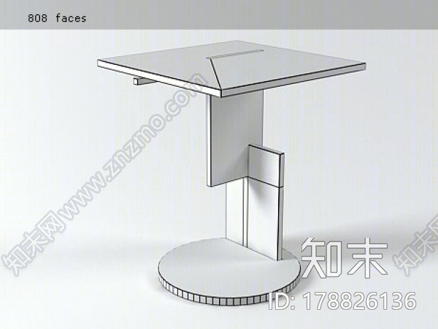 施罗德现代茶几3D模型下载【ID:178826136】