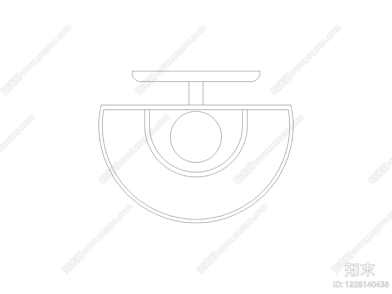 灯具图块cad施工图下载【ID:1226140438】