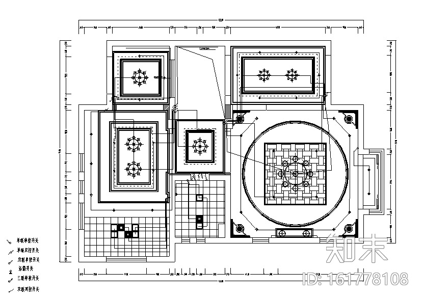 [江苏]中贯•美墅馆别墅家装设计施工图（附高清效果图）cad施工图下载【ID:161778108】