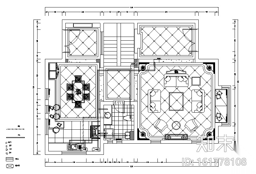 [江苏]中贯•美墅馆别墅家装设计施工图（附高清效果图）cad施工图下载【ID:161778108】