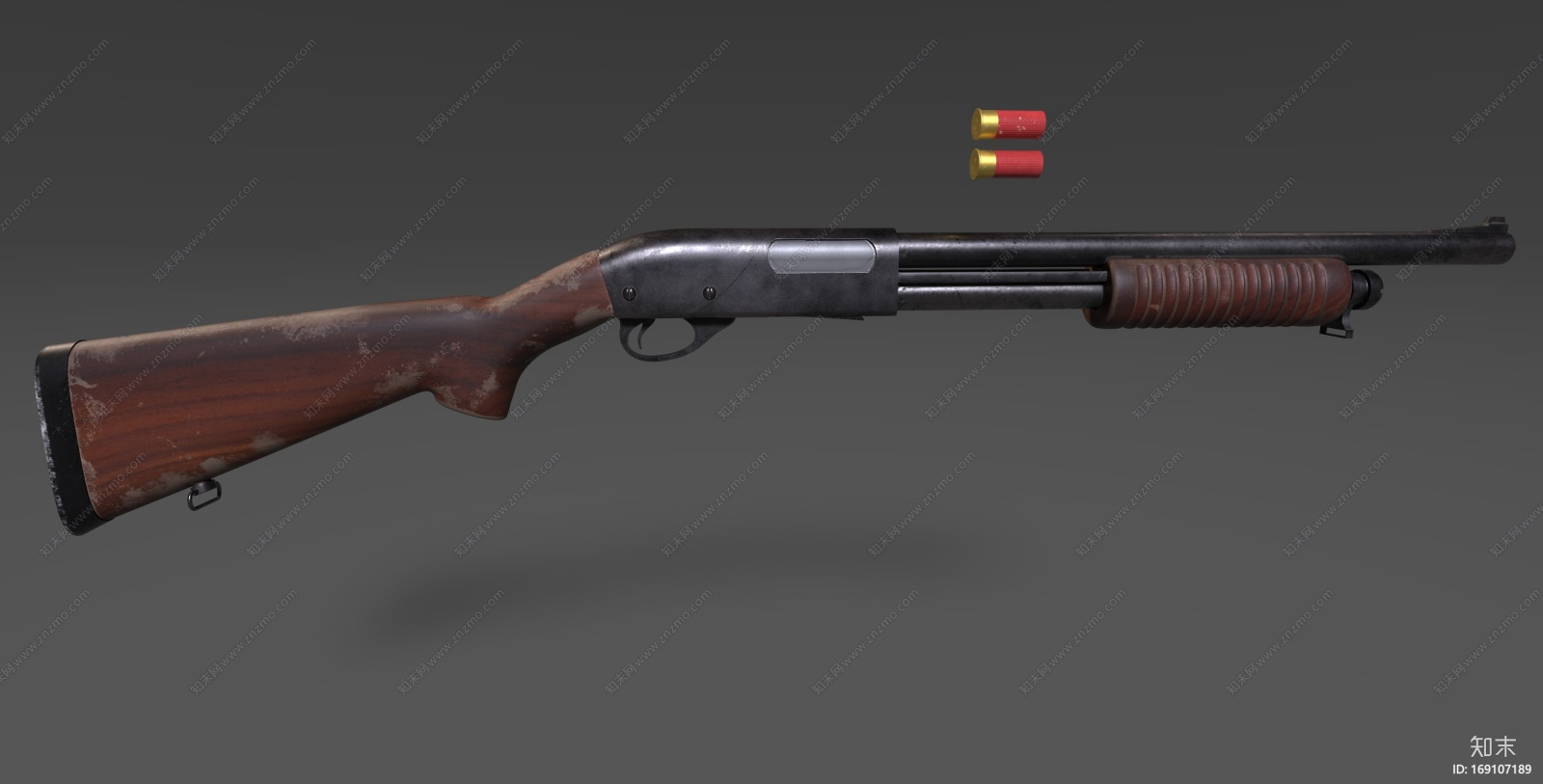 温彻斯特霰弹枪CG模型下载【ID:169107189】