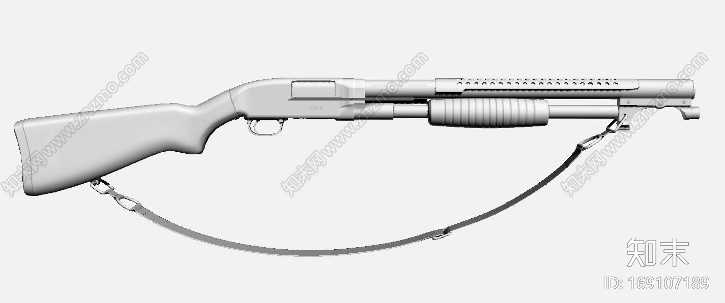 温彻斯特霰弹枪CG模型下载【ID:169107189】