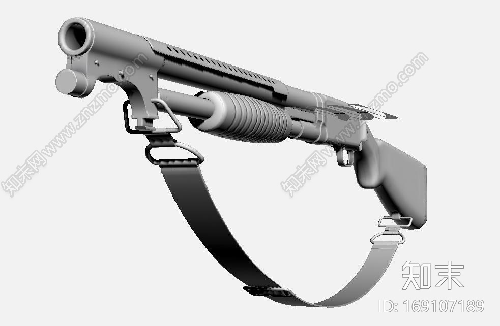温彻斯特霰弹枪CG模型下载【ID:169107189】