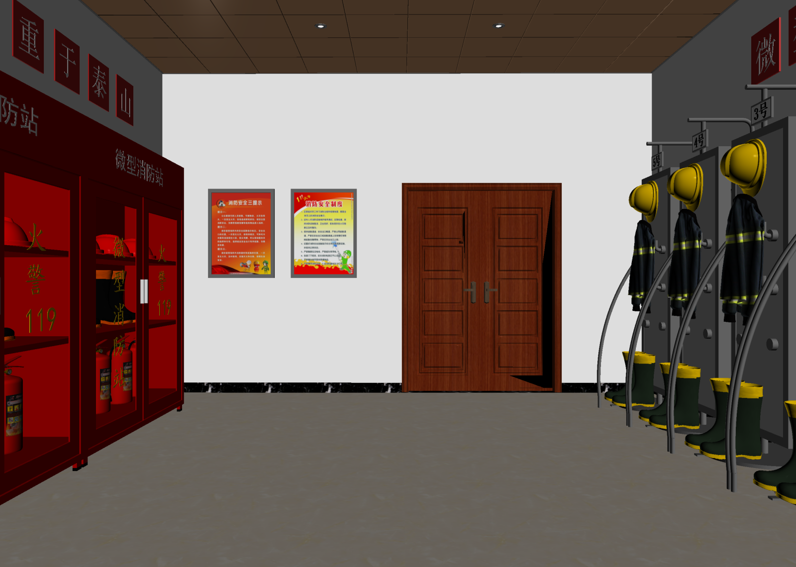 现代其他通用空间3D模型下载【ID:1214974369】