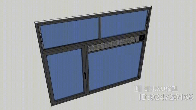 现代风格窗户SU模型下载【ID:924723165】