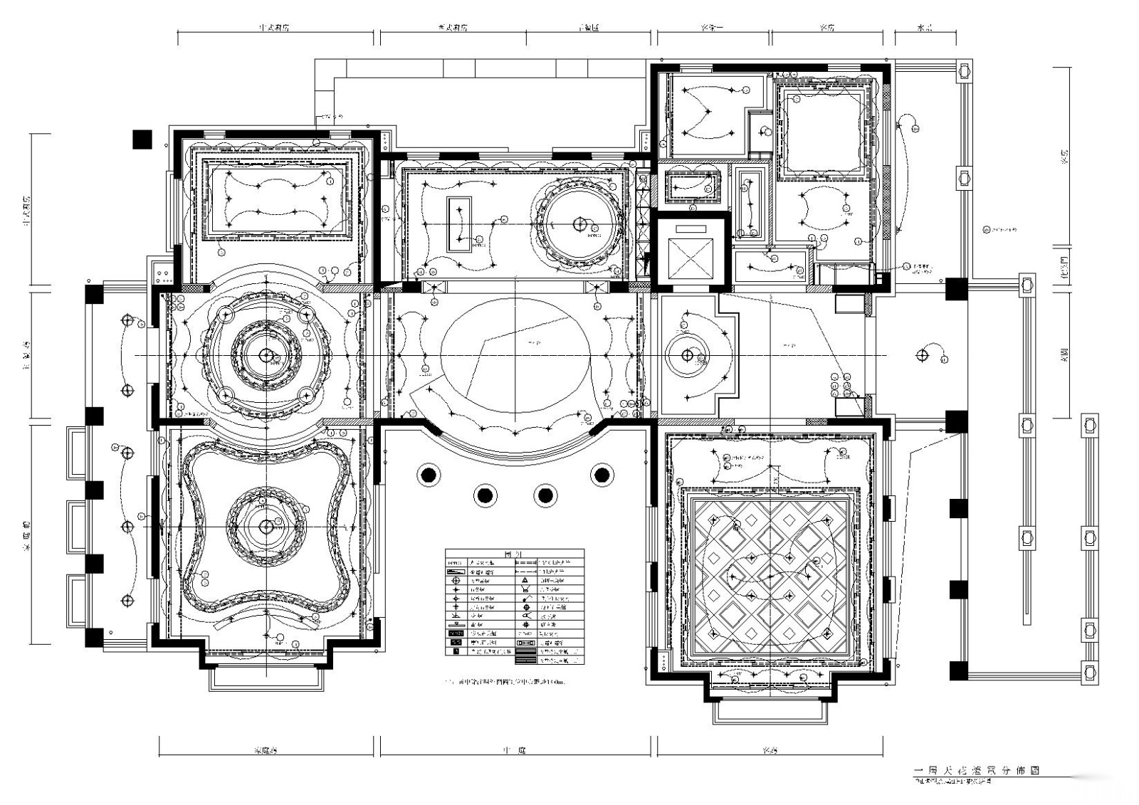 [广东]中山远洋城别墅C2户型全套施工图cad施工图下载【ID:160474158】