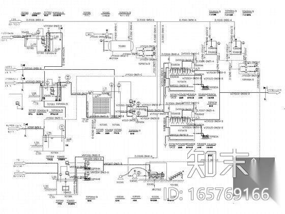 [河南]污水处理站污水预处理工程图纸（UASB工艺）施工图下载【ID:165769166】