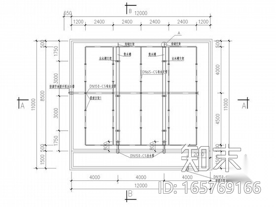 [河南]污水处理站污水预处理工程图纸（UASB工艺）施工图下载【ID:165769166】