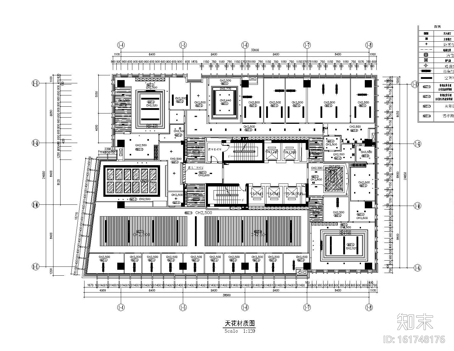 现代--办公空间装修设计施工图+效果图施工图下载【ID:161748176】