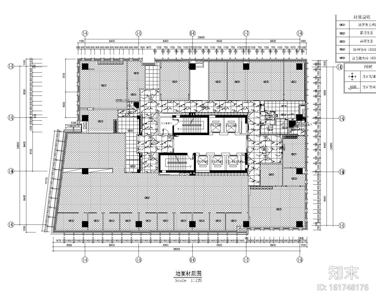 现代--办公空间装修设计施工图+效果图施工图下载【ID:161748176】