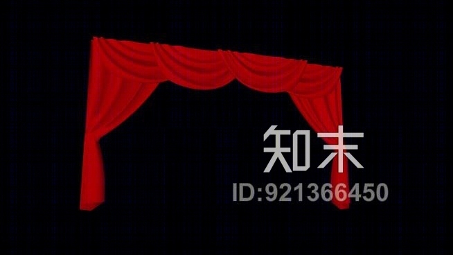 窗帘SU模型下载【ID:921366450】