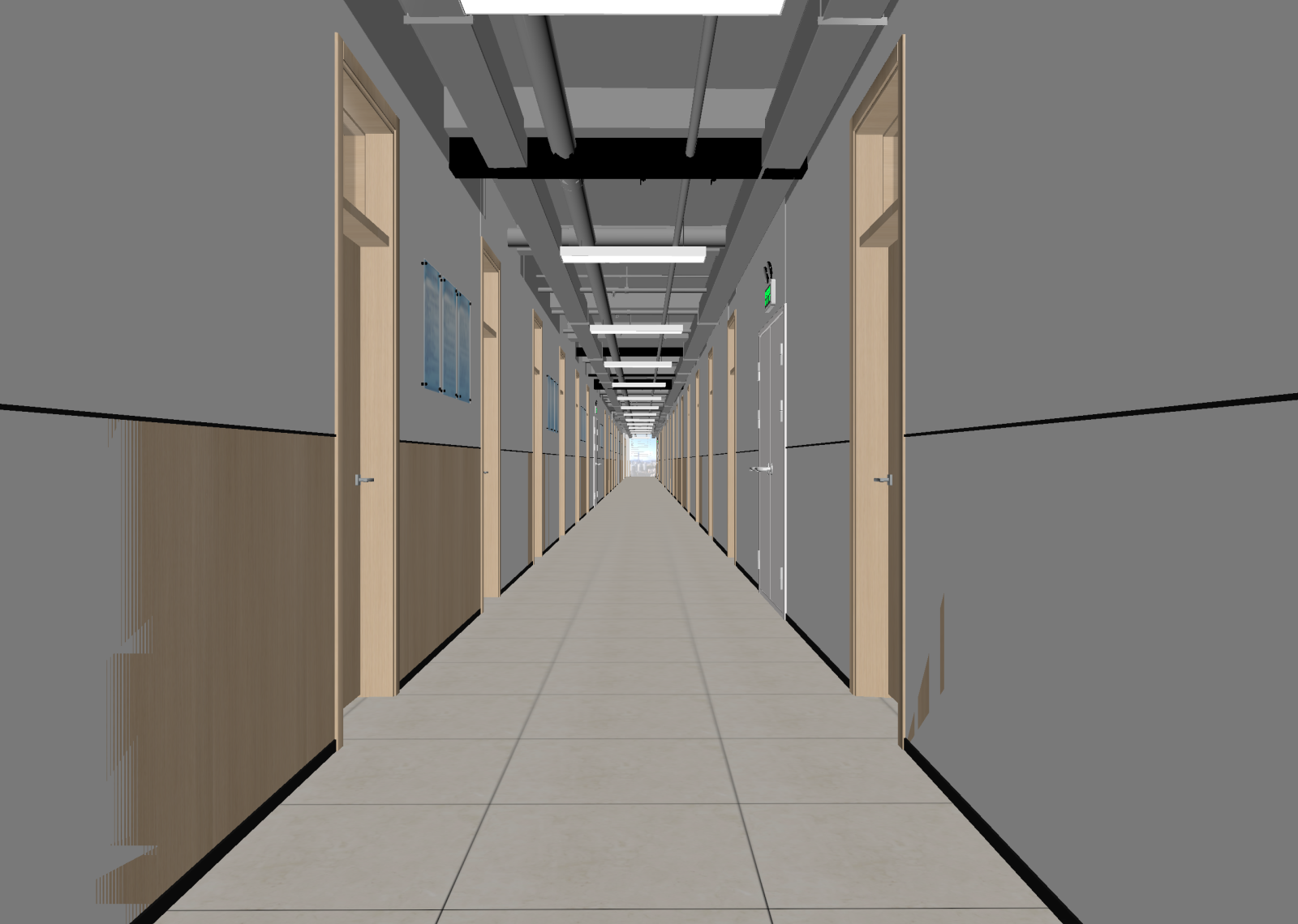 现代走廊3D模型下载【ID:1214717075】