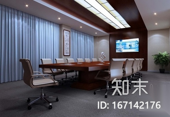 [江西]知名品牌公司现代设计写字楼装修图（含效果）cad施工图下载【ID:167142176】