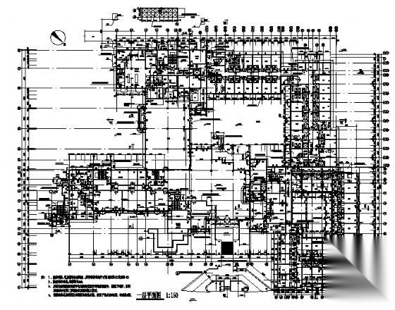 某四层五星级宾馆建筑施工图施工图下载【ID:151527160】