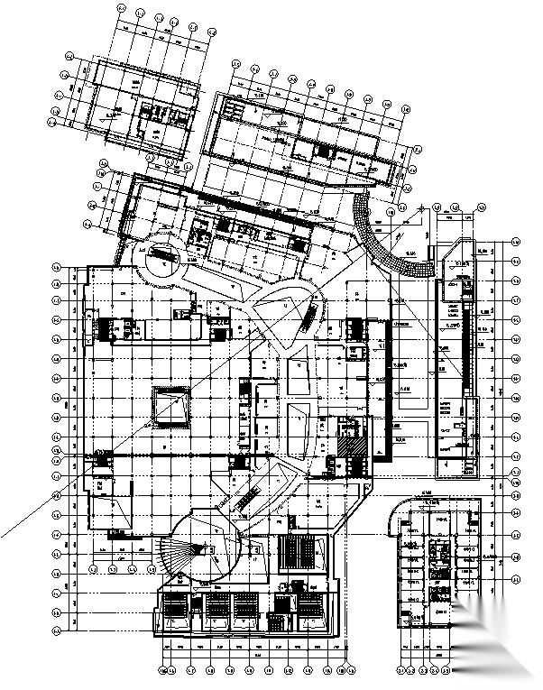 [上海]知名设计院高层商业综合体建筑设计施工图cad施工图下载【ID:166706128】