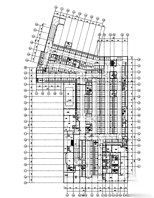 [上海]知名设计院高层商业综合体建筑设计施工图cad施工图下载【ID:166706128】