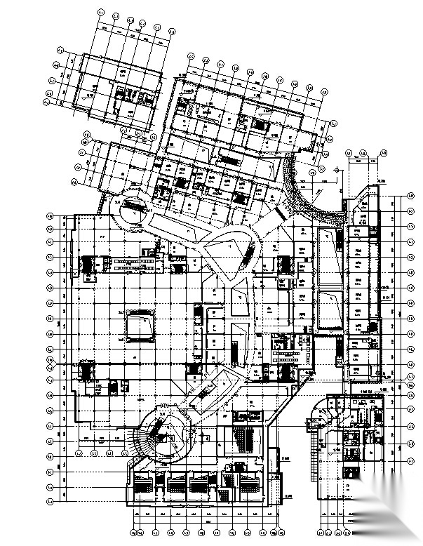 [上海]知名设计院高层商业综合体建筑设计施工图cad施工图下载【ID:166706128】