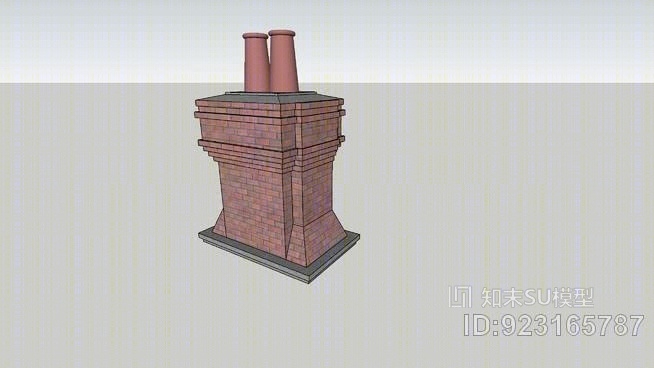 烟囱顶SU模型下载【ID:923165787】