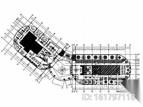 [福建]海滨地带游艇俱乐部会所日式餐厅装修施工图施工图下载【ID:161797118】