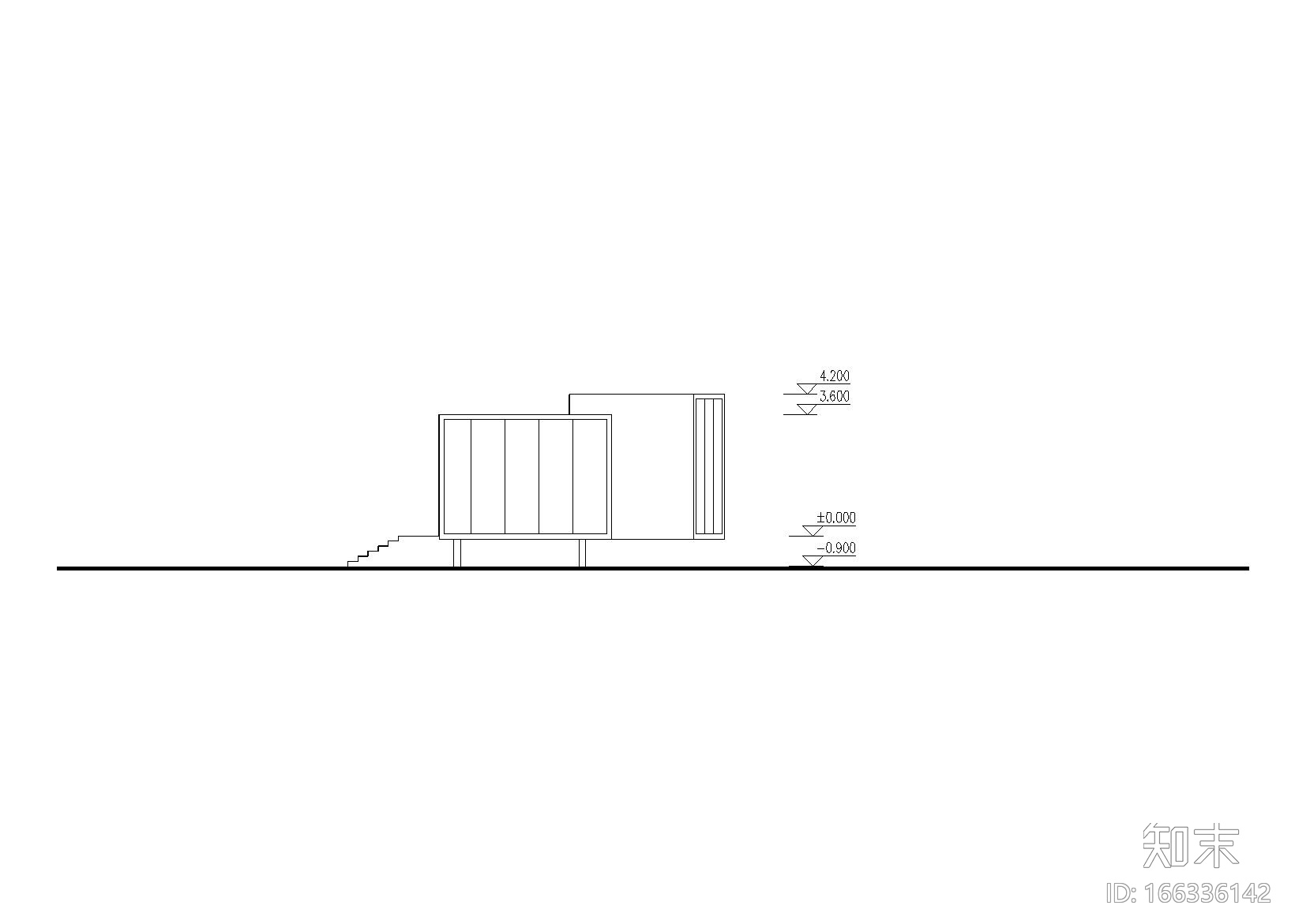 员工休息室建筑施工图设计_CADcad施工图下载【ID:166336142】