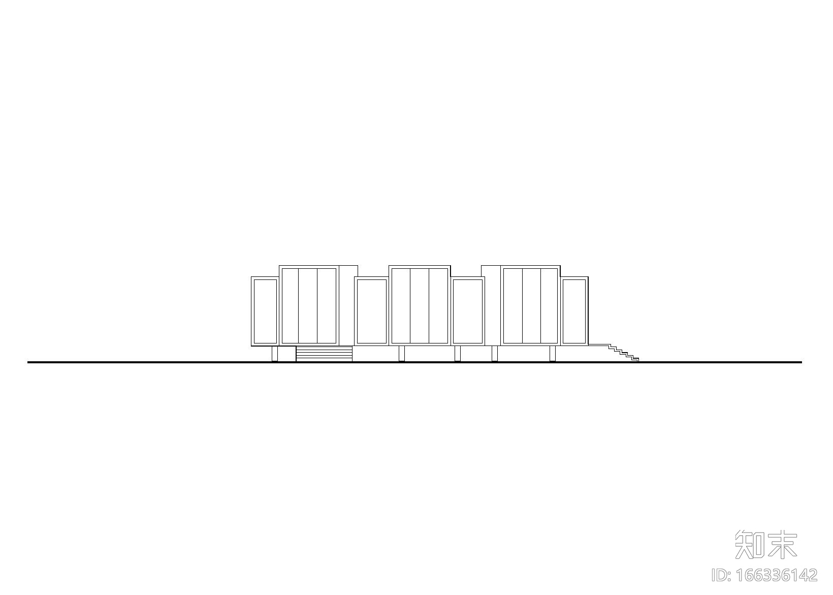 员工休息室建筑施工图设计_CADcad施工图下载【ID:166336142】