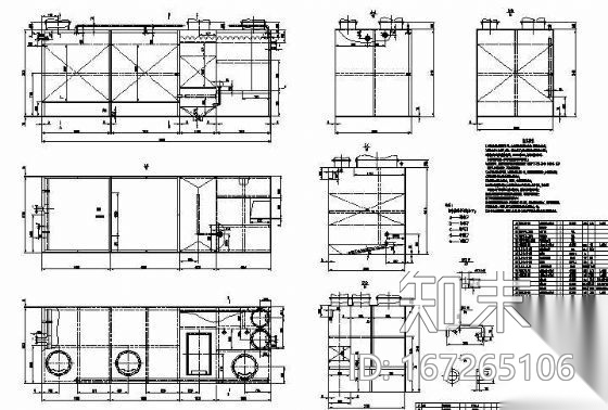 某3T地埋污水处理设备详图施工图下载【ID:167265106】