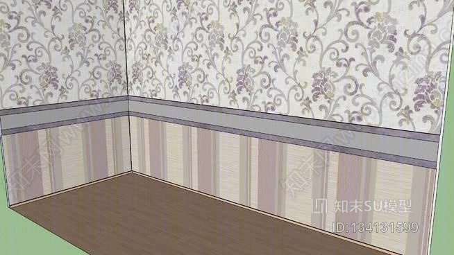 紫色房间SU模型下载【ID:134131599】