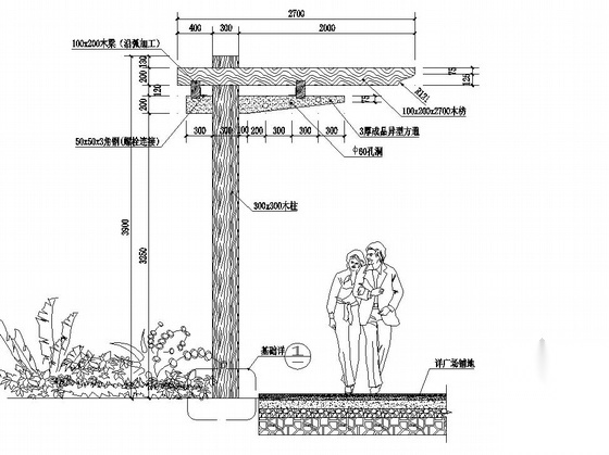 [重庆]居住区组团绿地园林景观工程施工图cad施工图下载【ID:161093199】