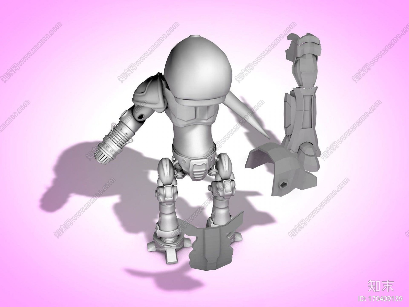 现代3D机器人CG模型下载【ID:170409139】