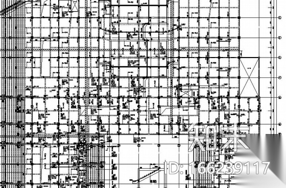 悬挑空间立体桁架结构体育场和体育馆及游泳馆结构施工图...cad施工图下载【ID:166239117】