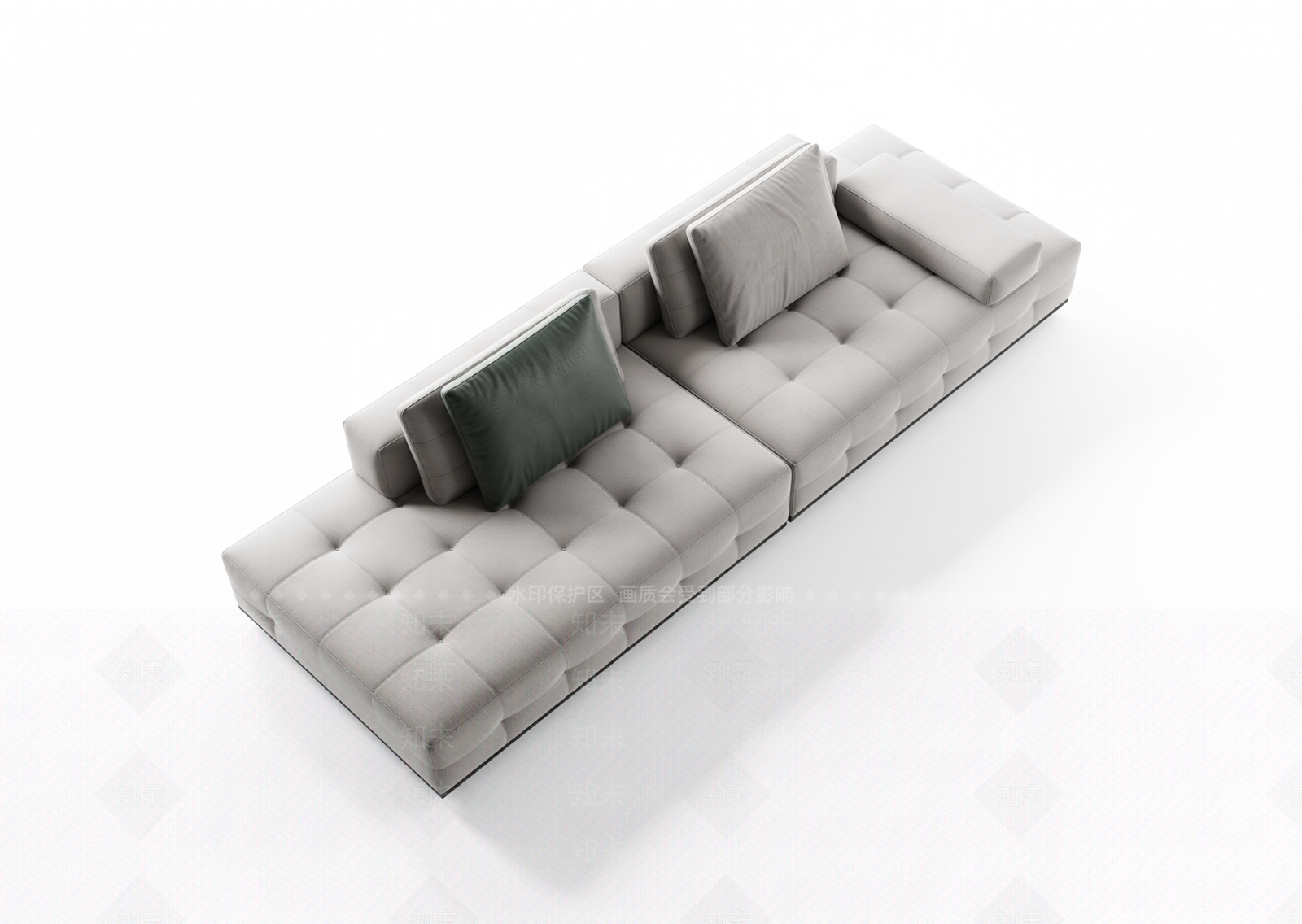 现代简约沙发3D模型下载【ID:1205544270】