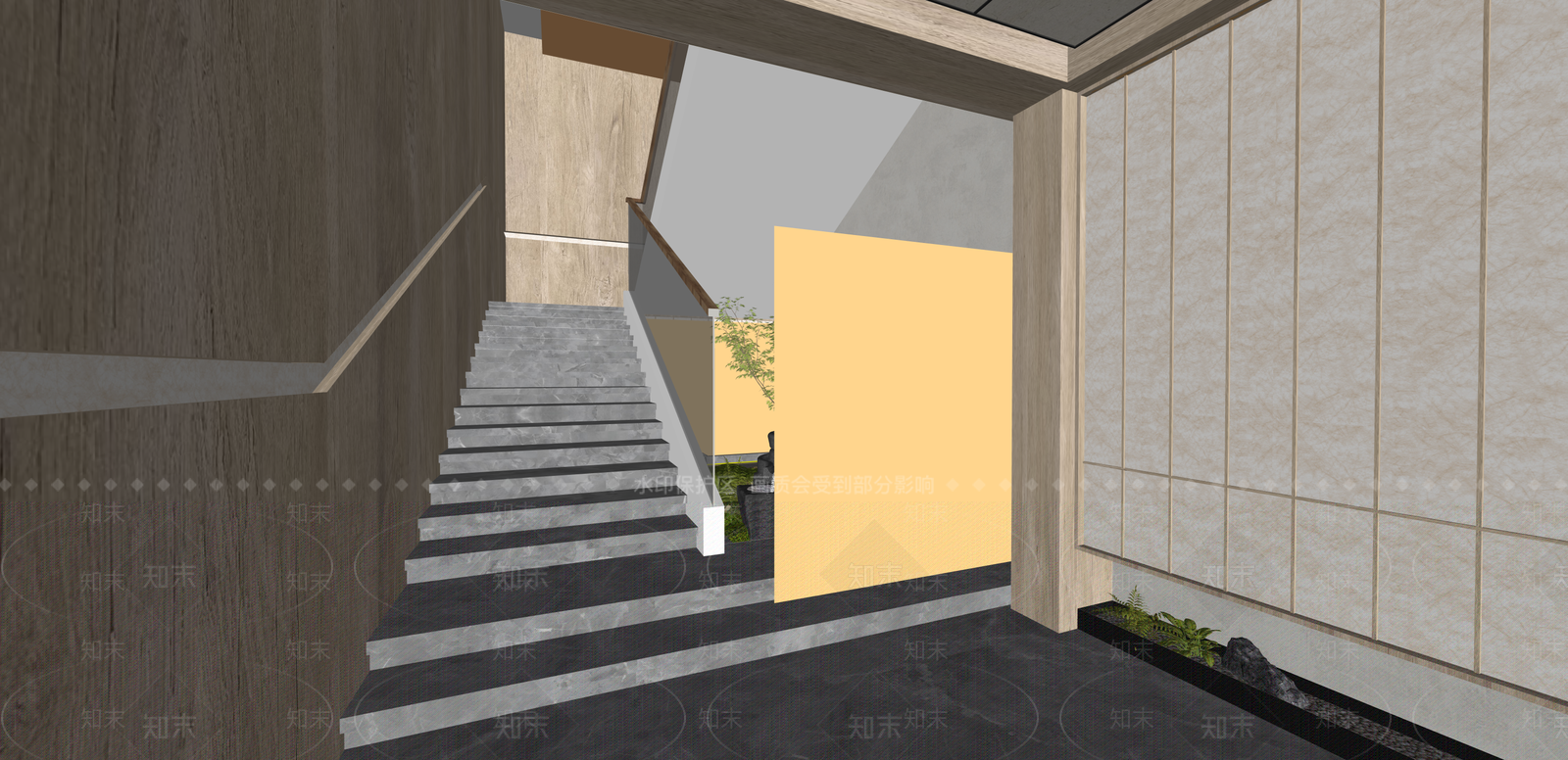 新中式玄关SU模型下载【ID:1215212116】