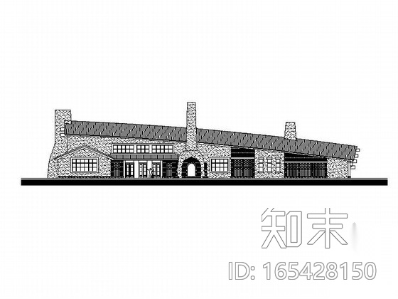 [江苏]国内著名地产主题乐园建筑施工图（含多栋建筑cad施工图下载【ID:165428150】