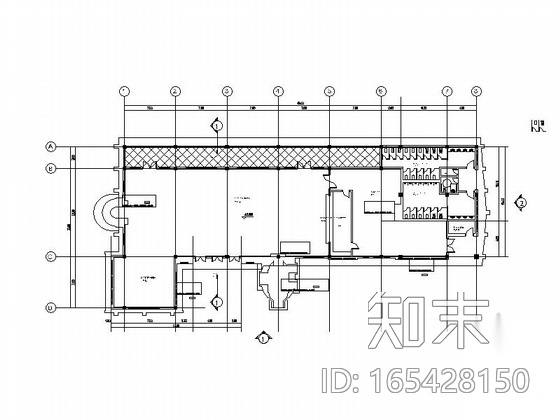 [江苏]国内著名地产主题乐园建筑施工图（含多栋建筑cad施工图下载【ID:165428150】