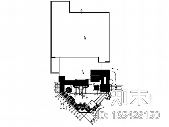 [江苏]国内著名地产主题乐园建筑施工图（含多栋建筑cad施工图下载【ID:165428150】