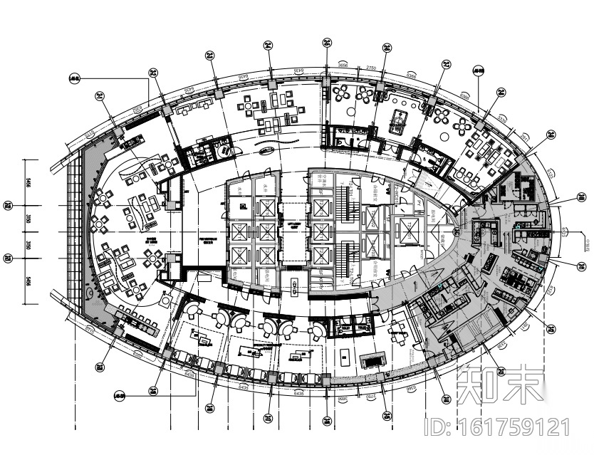 山东济南高速广场丽笙酒店施工图+设计方案+效果图cad施工图下载【ID:161759121】